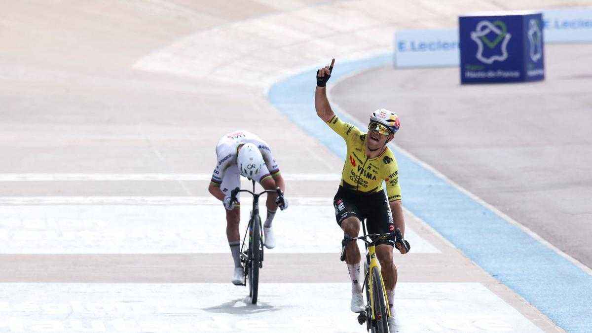 Van aert ehrt goolaerts: blumen nach tragischem roubaix-unfall