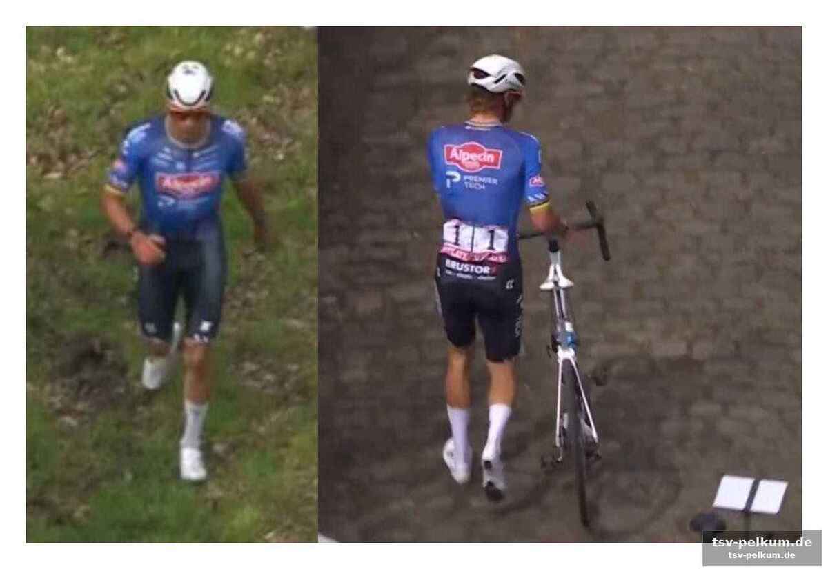 Pogacar und van aert nutzen das chaos