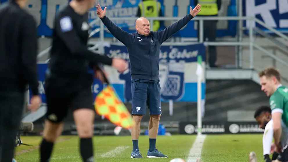 Vfl-trainer rösler nach münster-spiel außer sich: schiedsrichter-entscheidung provoziert wut