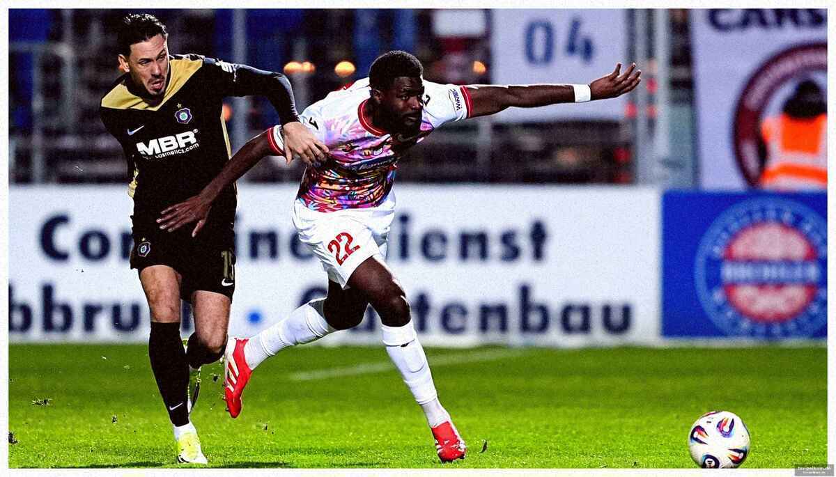 Spielverlauf: frühe führung, dann rückschläge