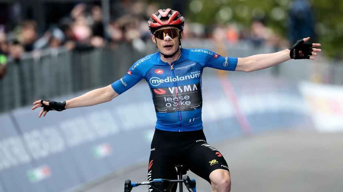 Vingegaard dominiert am anstieg: zweiter etappensieg im giro!