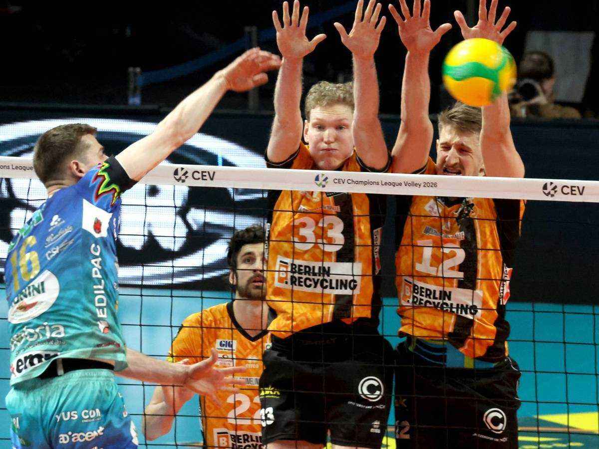Volleyball champions league: berliner rekordmeister scheitert in der vorrunde