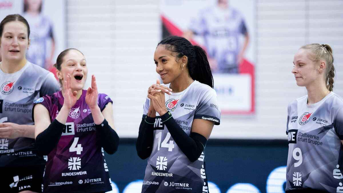 Volleyball-bundesliga: erfurt triumphiert, mitteldeutschland verliert knapp