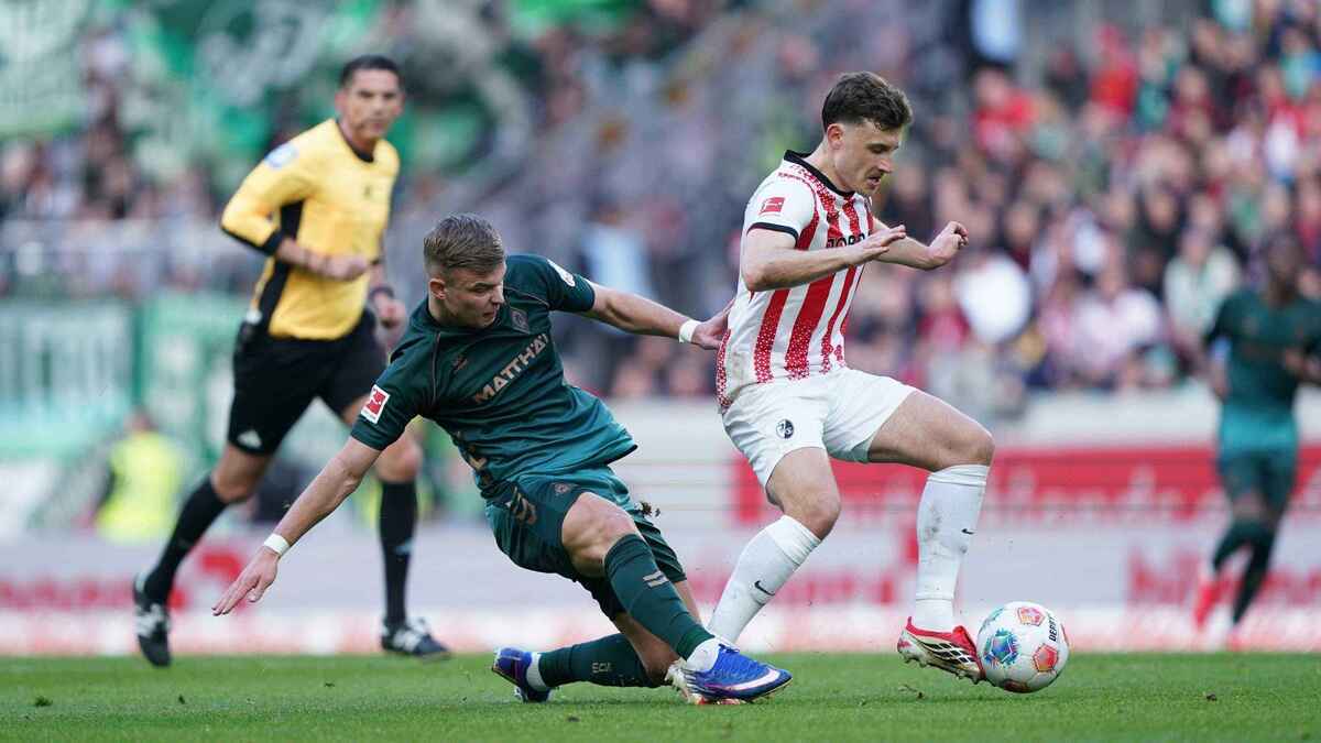 Werder bremen verliert trotz überzahl in freiburg – thiounes debüt verlief torlos