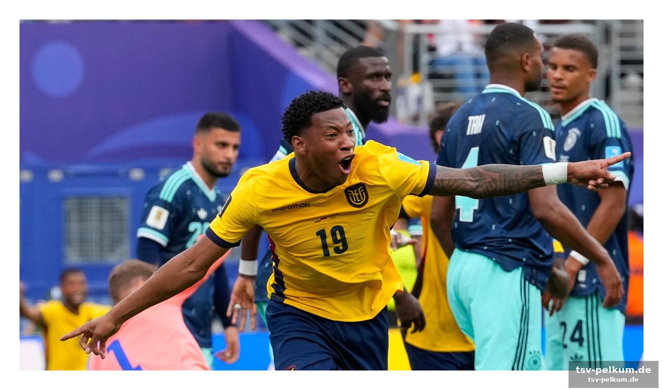 Ecuador feiert den einzug in die k.o.-runde