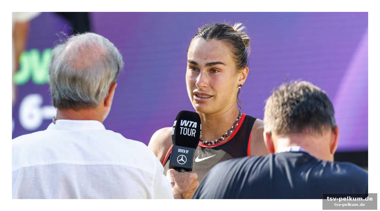 Ein signal an die konkurrenz: sabalenka spricht sich klar aus