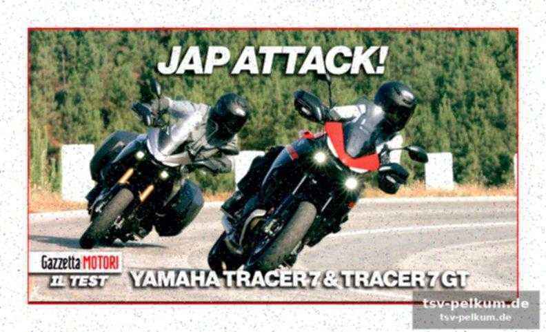 Das neue design der yamaha tracer 7