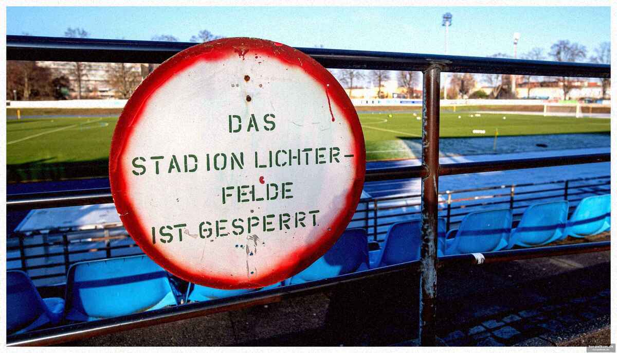 Die ursache: ein unbespielbarer platz