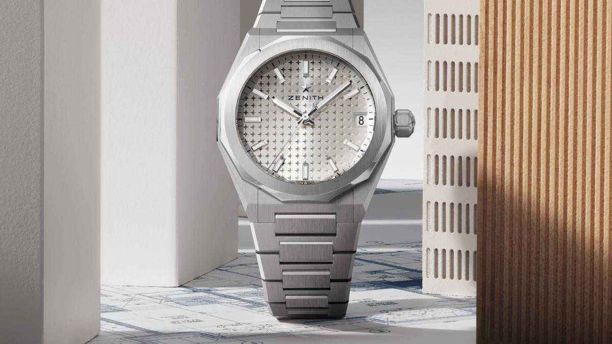 Zenith defy skyline 36: silberne eleganz trifft auf sportliche funktionalität