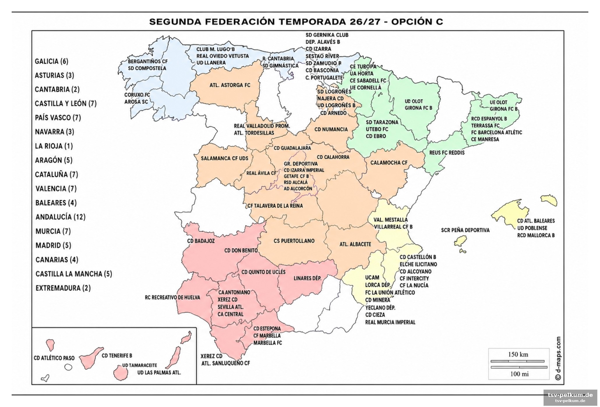 Die spannung in gruppe castilla la mancha, castilla y león, la rioja und teruel