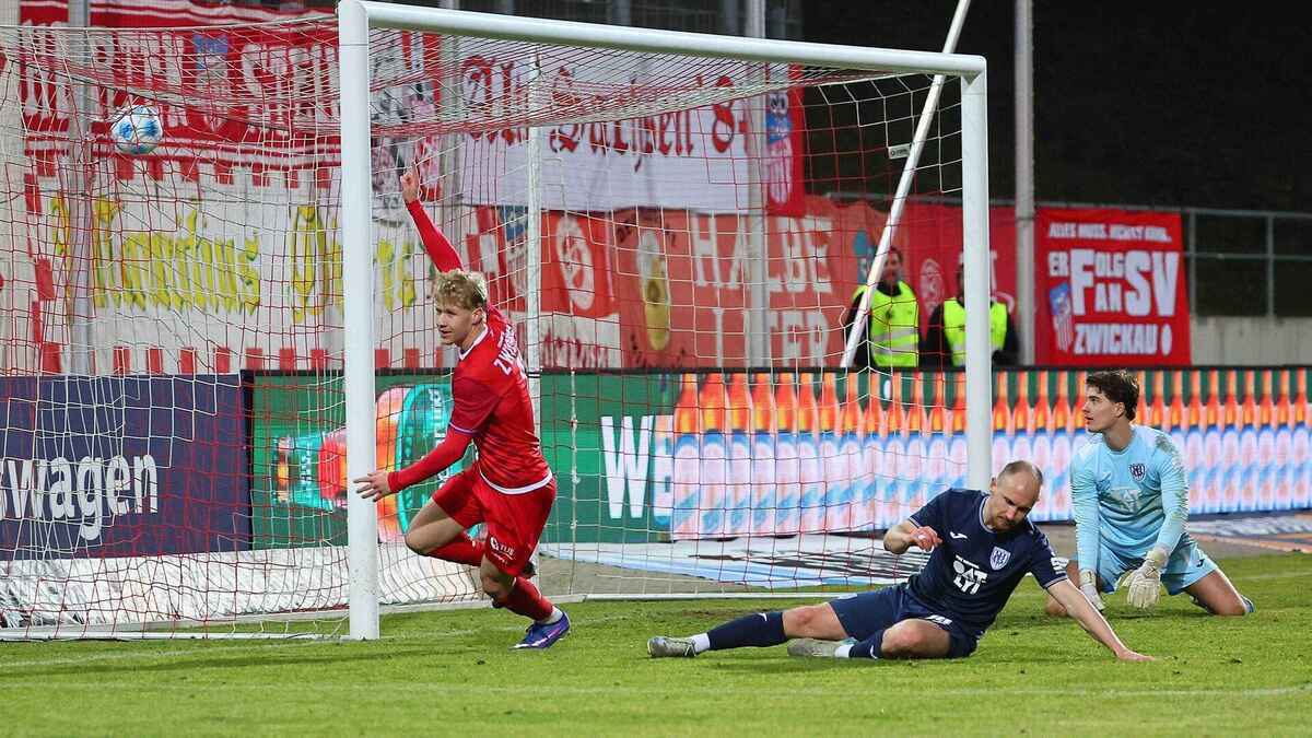 Zwickau dreht 1:2-rückstand und bricht sieglos-serie